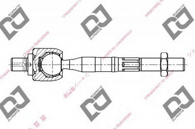 DJ PARTS dr1314 -  Осевой шарнир, рулевая тяга